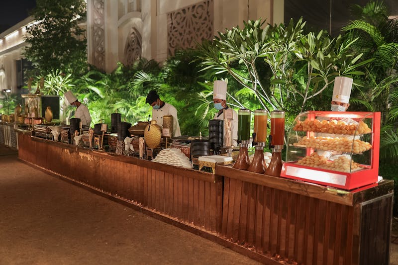 Costa Vida outdoor catering event
